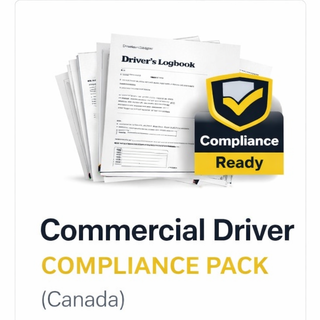 Commercial Driver Compliance Package – Canada | CVSE / NSC Compliance PDFs