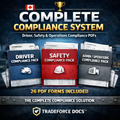 🏆 Complete Compliance System – Canada | Driver, Safety & Operations Compliance PDFs