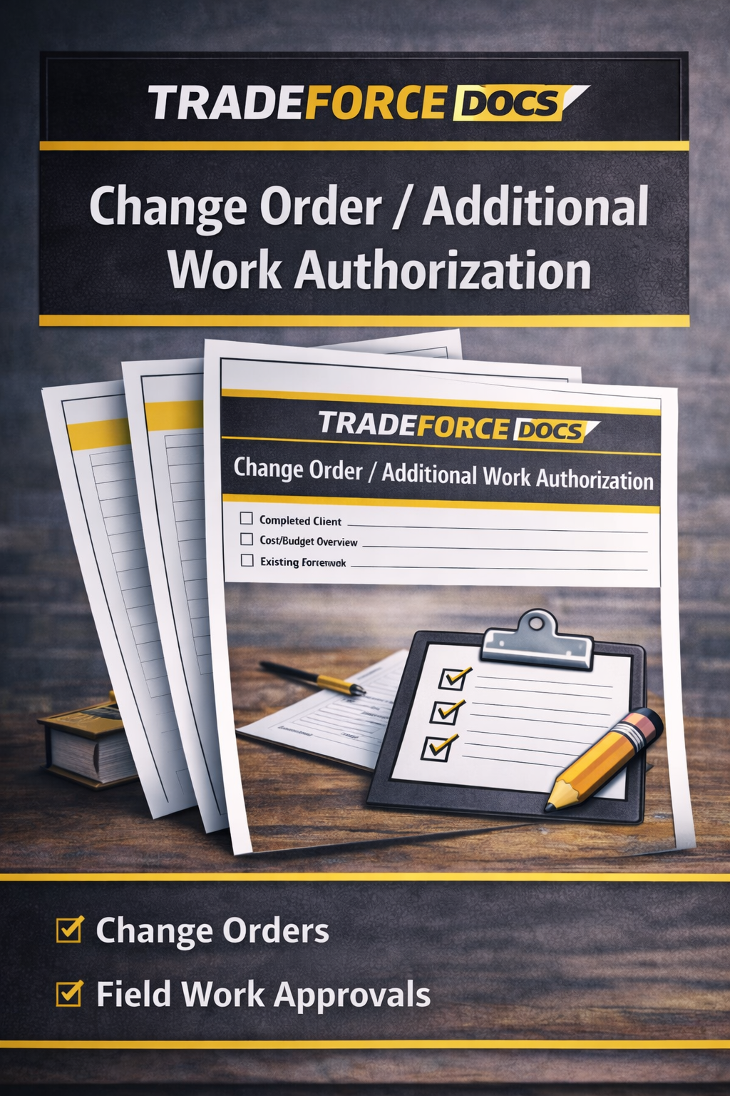 Change Order / Additional Work Authorization | Operations Compliance PDF
