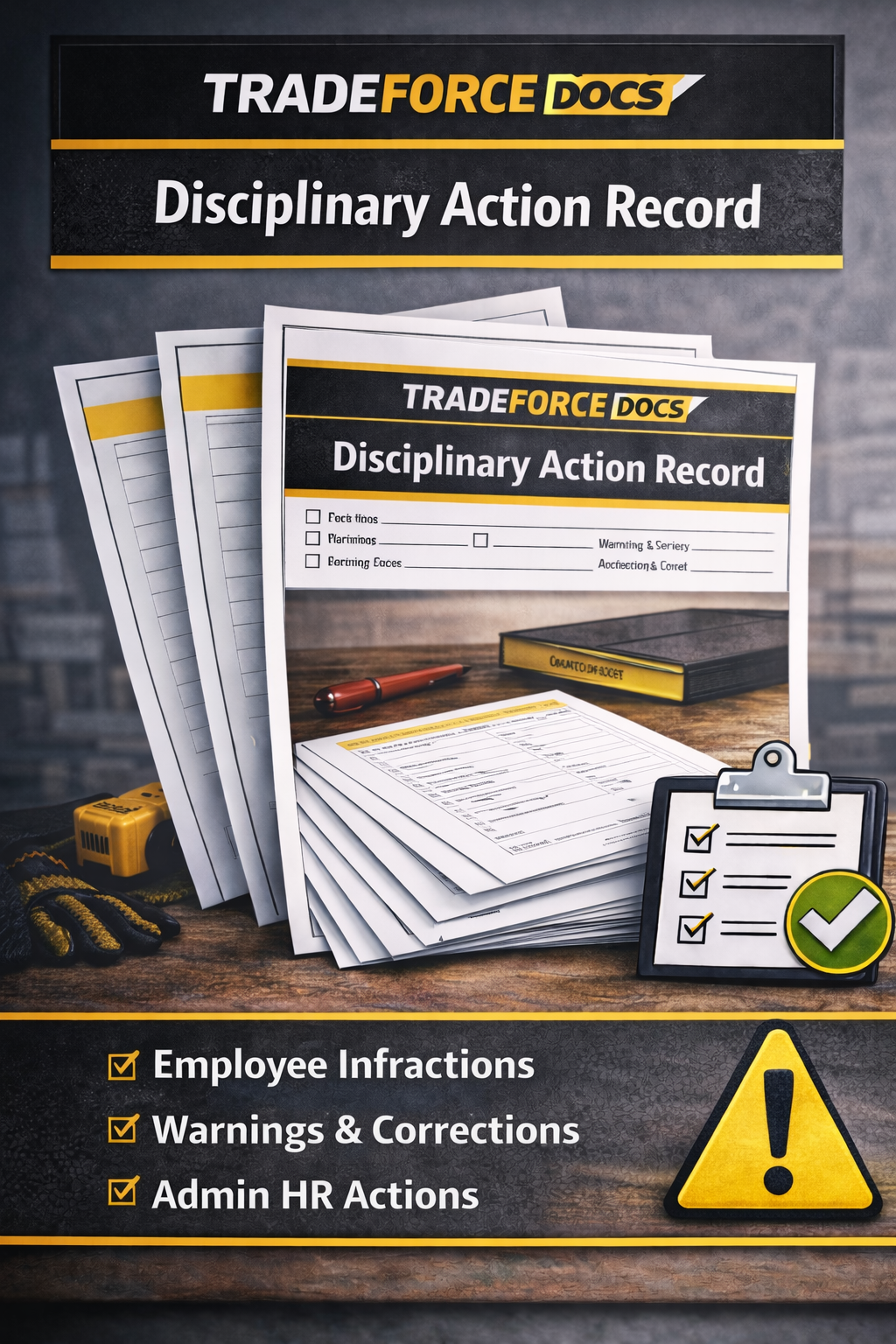 Disciplinary Action Record | Operations Compliance PDF
