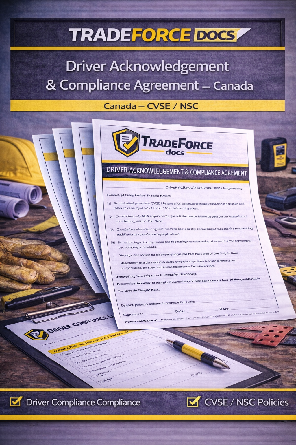 Driver Acknowledgement & Compliance Agreement – Canada | Driver Compliance PDF