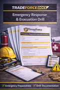 Emergency Response & Evacuation Drill Record - Safety Compliance PDF