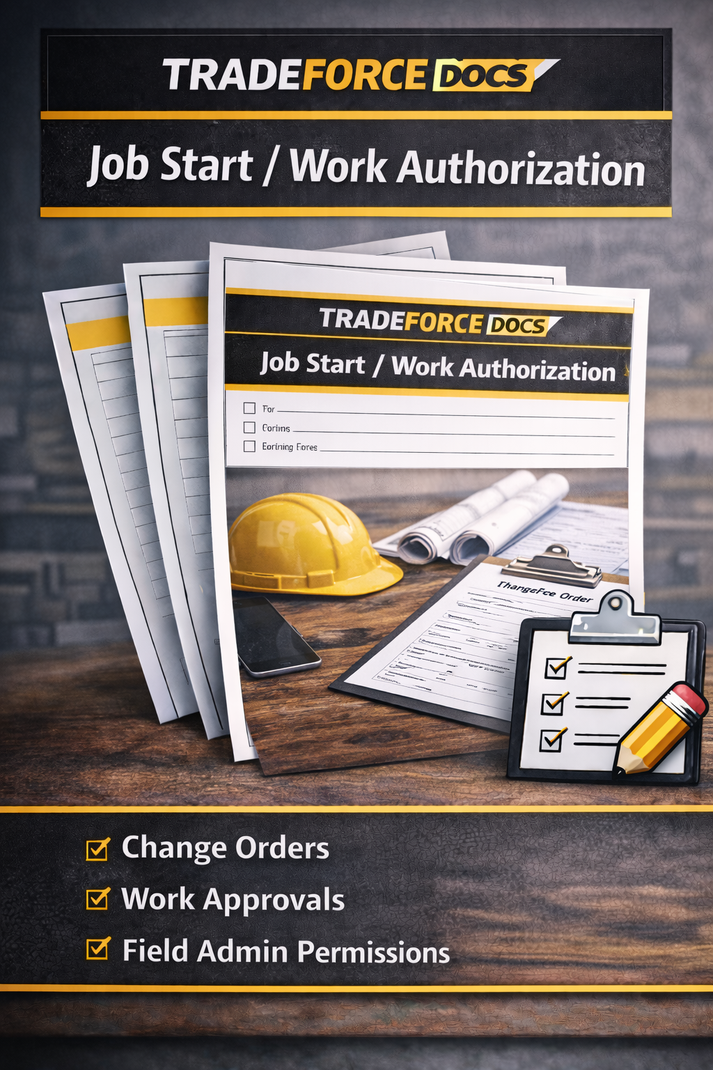 Job Start / Work Authorization Form | Operations Compliance PDF
