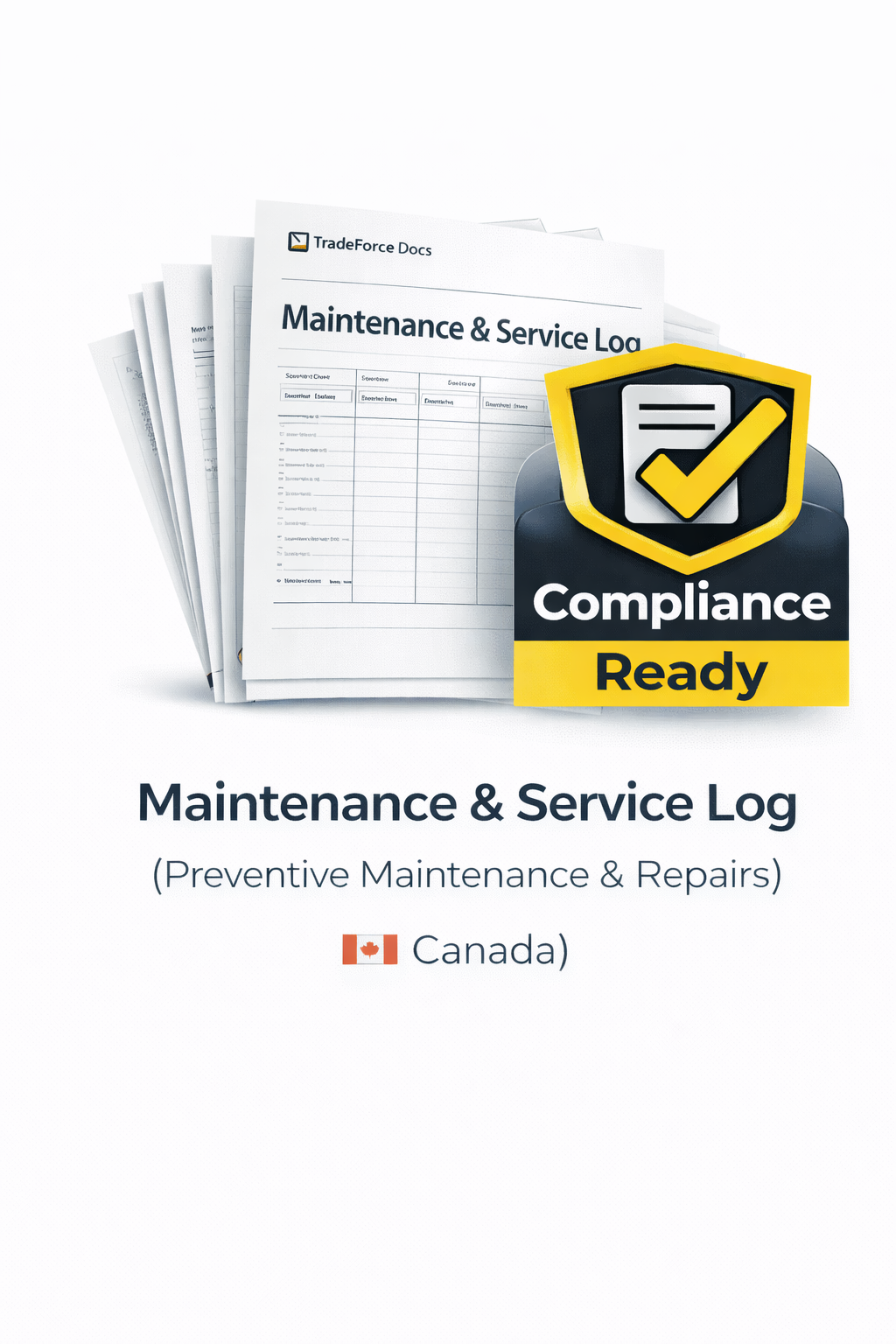 Maintenance & Service Log – Canada | Driver Compliance PDF