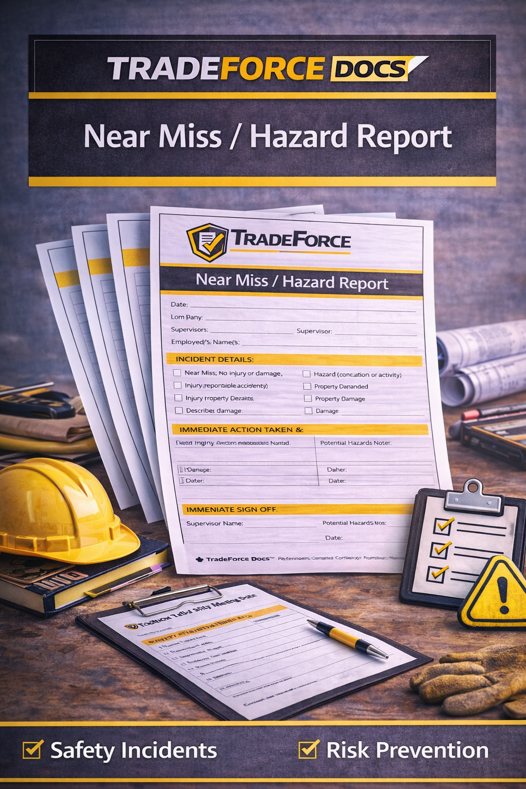 Near Miss - Hazard Report - Safety Compliance PDF