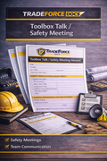 Toolbox Talk - Safety Meeting Record - Safety Compliance PDF