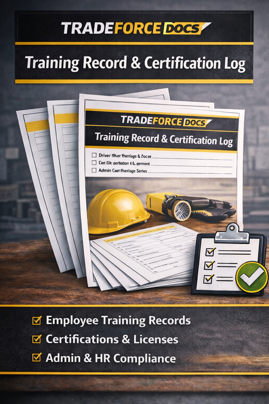 Training Record & Certification Log | Operations Compliance PDF