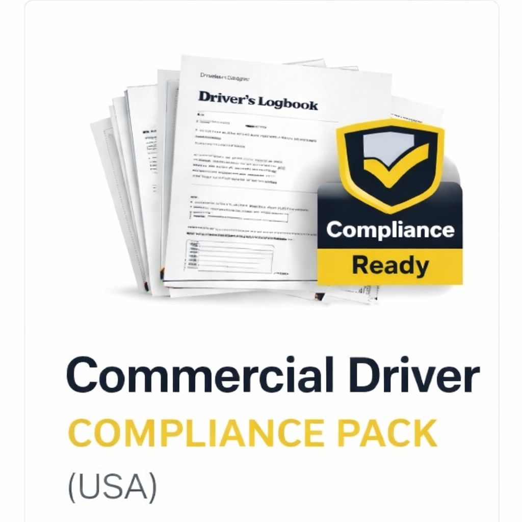 Commercial Driver Compliance Package – USA | DOT / FMCSA Compliance PDFs